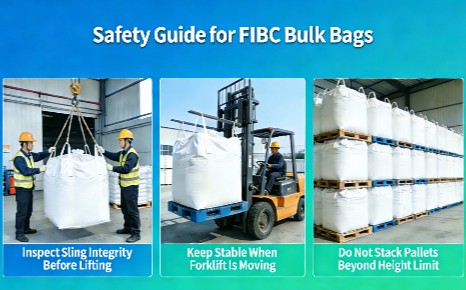 Safety Specifications for FIBC Lifting, Forklift Operation, and Pallet Stacking